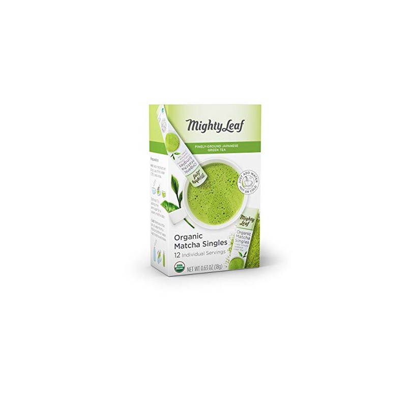 Mighty Leaf Tea, Organic Matcha Green Tea Singles - 1