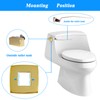 VALLVATER Toilet Flush Handle Replacement, Side Mount Toilet Tank Lever