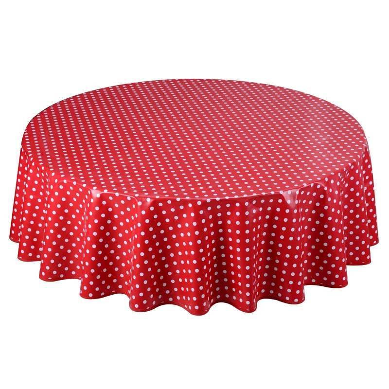 Home Direct Round Oilcloth PVC Wipe Clean Tablecloth 140cm 55"