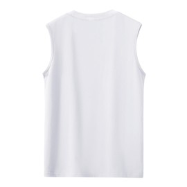 HOTIAN Tank Top Men's Sleeveless Shirt Fitness Vest Sports Sleeveless Functional Vest Summer Outdoor Functional Shirt, Wt+BK+GY