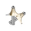 HUHAO 15/16" Radius Roundover Router Bit 1/2 Inch Shank,Edge Forming