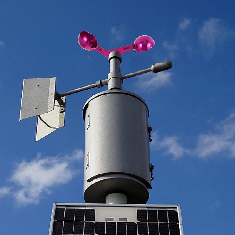 FUNOMOCYA Wind Anemometer Cup Wind Direction Indicator Cup Aluminum Alloy