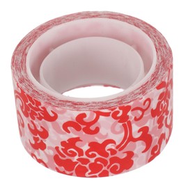 Baluue 1roll Floral Washi Tape for Crafting and Scrapbooking Decorative Masking Tape for Journaling and Wrapping Vine Design