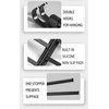 Swivel Towel Racks for Bathroom/Kitchen, Wall Mounted No Drill Heavy