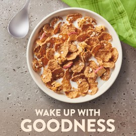 Nature Valley Apple Cinnamon Breakfast Cereal with Flakes, Granola Clusters and Real Apple Pieces, Excellent Source of Fiber, Family Size, 18.4 oz