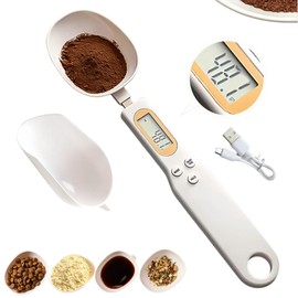 JoBerCool Digital Measuring Spoon Electronic Scale Spoon Weighing for Food Coffee Powder Tea Ingredients Spice Baking Kitchen Gram Measuring Spoons High Precision 0.1g