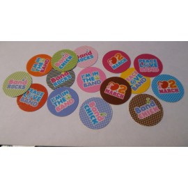 Unbranded Pre Cut One Inch Bottle Cap Image BAND SAYINGS  Free Shipping - photo, 15 images