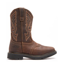 Cody James Men's 11" Mustang Saddle Waterproof Western Work Boot Soft Toe - C9WR5 11.5 D(M) US