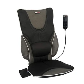 ObusForme Back Massager with Heat | Vibration Massage|Back Support Frame, Removable Lumbar Pad for Low Back Support | On-The-Go Relief, Home, Office