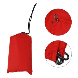Outside Camping Rain Tarp, Waterproof Portable Tarp Shelter Rain Tarp Sun Shade Shelter for Outdoor Adventures(Red 140x200CM)
