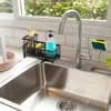 ZYNERY Sink Organizer for Kitchen, Kitchen Sink Organiser with Automatic