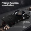 Waatfeet Double Induction Cooktop,Portable Induction Cooker with 2 Burner Independent