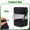 2Pcs Golf Balls Storage Bag Golf Pouch Bags Nylon Mesh