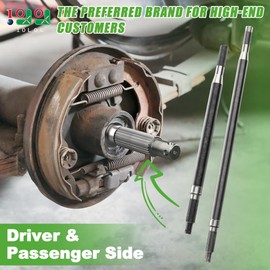 10L0L Golf Cart EZGO Rear Axle Shaft with Bearing Seal Kit Fit EZGO TXT Medalist Electric 1994-2013 Models, Replace OEM 20377G11,20377G12,15112G1 (Driver & Passenger Side)