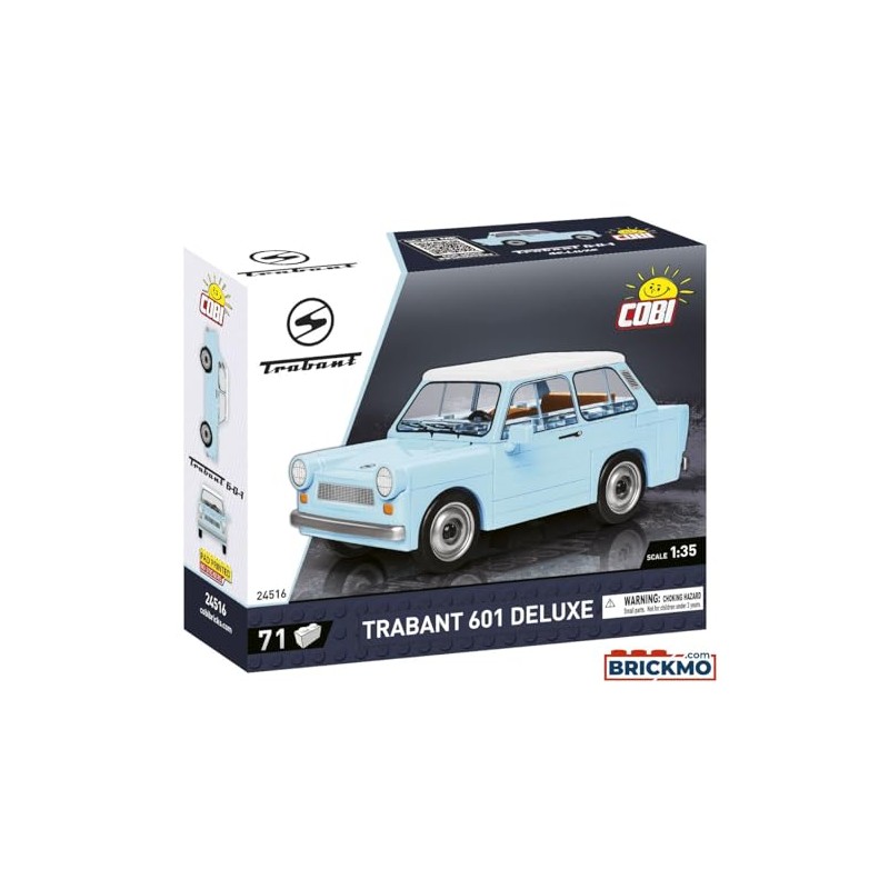 COBI Trabant 601 1:35 Scale Light Blue Model Car 72