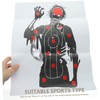 Kichvoe 2 Sheets Reusable Body Spot Training Paper High Visibility