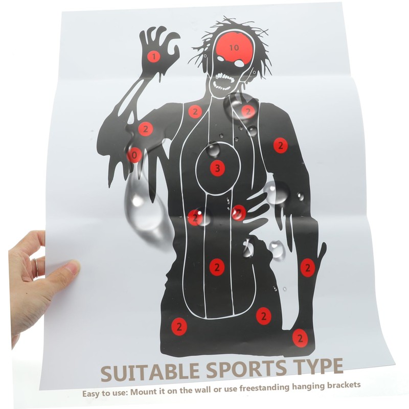Kichvoe 2 Sheets Reusable Body Spot Training Paper High Visibility