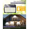 2Pack Solar Outdoor Sensor Lights, IP67 Waterproof 3Light Modes -Upgraded