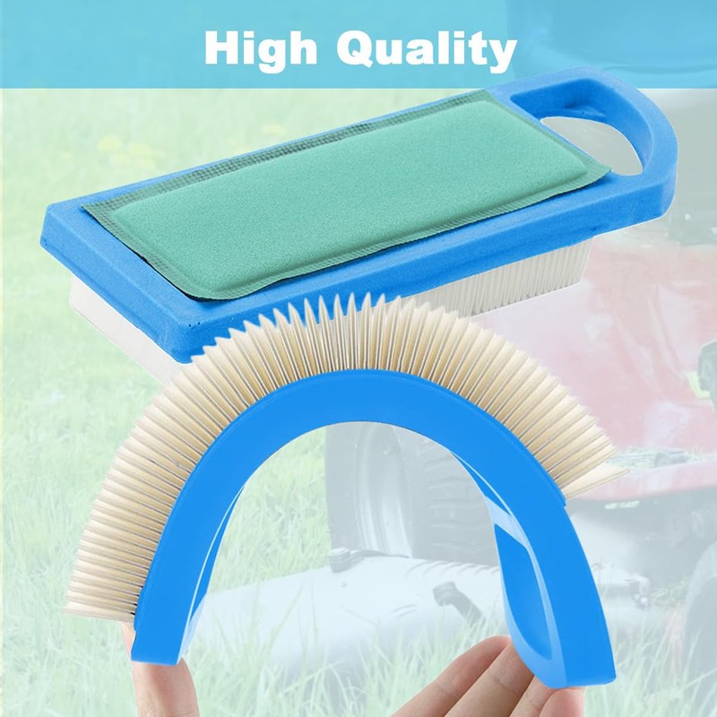 ANCLLO 2 Pack Lawn Mower Air Filter with Pre Filter