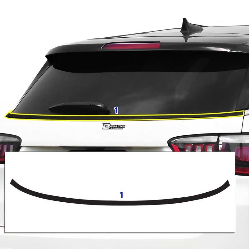 BOGAR TECH DESIGNS for Jeep Compass 2018-2026 Rear Bumper Chrome