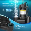 VIVOHOME 3/4 HP Submersible Cast Iron Sewage/Effluent Pump, 4680 GPH