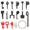 Call Point Test Keys 16 Pcs Set, Mellbree Fire Alarm