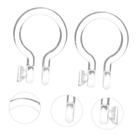Operitacx 250 Stk Nasenklammer Nasenringe Blanko Nasenring Nasenringadapter Ring zum Selbermachen Nasenring Silikon DIY Nasenring Ohrclip Lieferungen Ohrring Zubehör Kieselgel
