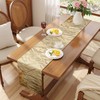 VIV CHERBL Fall Table Runner with Deer Motifs & Rustic