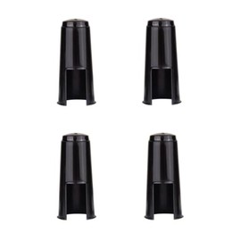CCeCCe 4 Pack Alto Saxophone Mouthpiece Cap Replacement Mouth Piece Plastic Protective Cover Ligature Attachment Protector for Sax Clarinet Woodwind Instrument