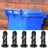 HOMSFOU Pack of 5 Rubbish Bin Locking Lids for Wheelie