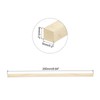 Sourcing Map Square Wooden Dowel Rod, 10"x0.2"x0.2" Unfinished Hardwood Stick