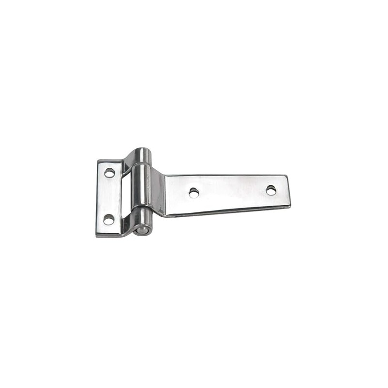 Strap Hinge, Stainless Steel, 4-3/32 in. L