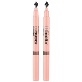 Maybelline Total Temptation Eyebrow Pencil Soft Brown 2 Count Eyebrow Makeup