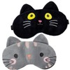 Silk Eye Mask Blackout Sleeping Cute Cat Eye Mask Eye