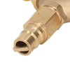 3/8 Inch Gas Y Splitter, Brass 2 Way Quick Connect