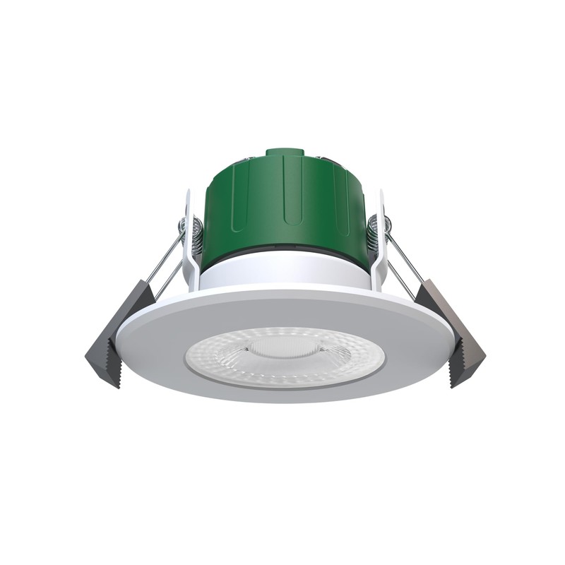 Lumineux Fire Rated Downlight, 5W, 75mm Cut-Out, 560 Lumens, White