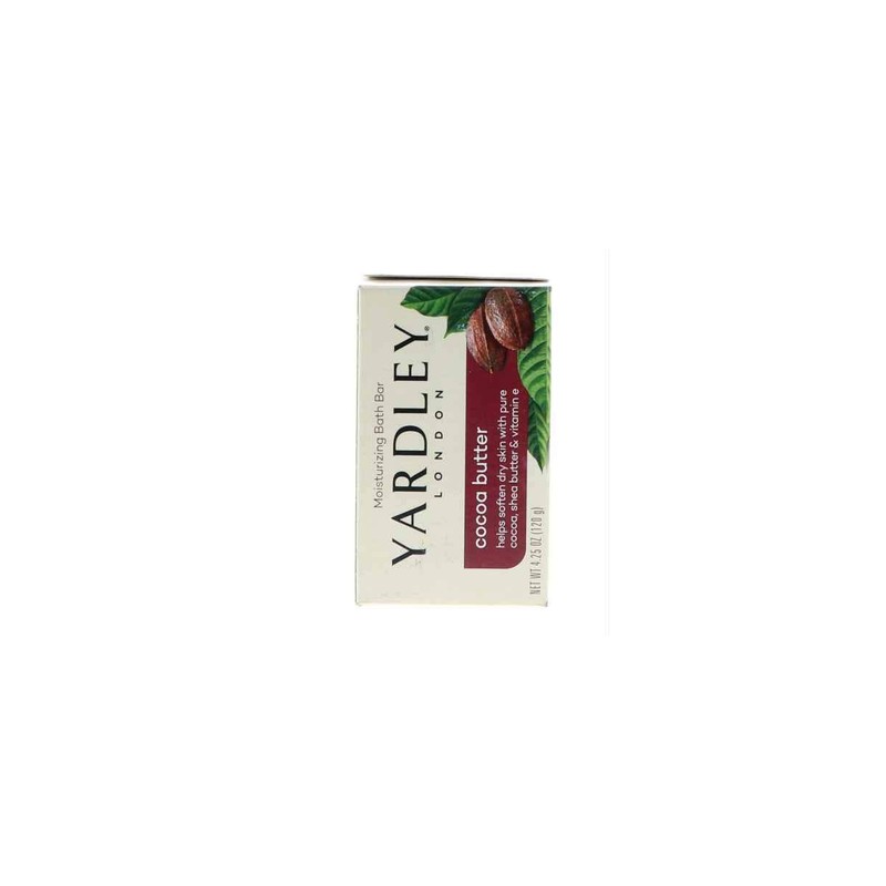 NEW Yardley London Soaps Perfume 4.0 oz Cocoa Butter Naturally