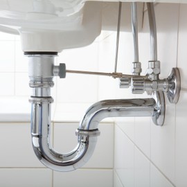 Seal Set with Union Nuts for 1 ¼ Inch Siphon, 3 x Brass Nuts, 2 x Wedge Seal, 1 x Flat Gasket, Made of Rubber, Seal Sink Drain 1 1/4 Inch, Sealing Rings Set for Odour Trap