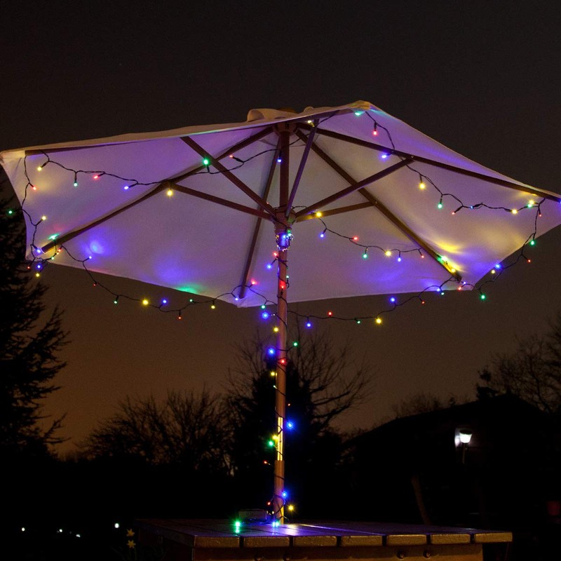 Festive Lights - 10m Solar Power Multi Function Fairy String