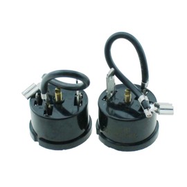 SQXBK 2PCS 26x66.5mm Refrigerator Thermal Overload Protector 1/4 HP 180W Round Freezer Compressor Overload Protector Suitable for Refrigerator and Air Conditioner Compressor Maintenance Assembly