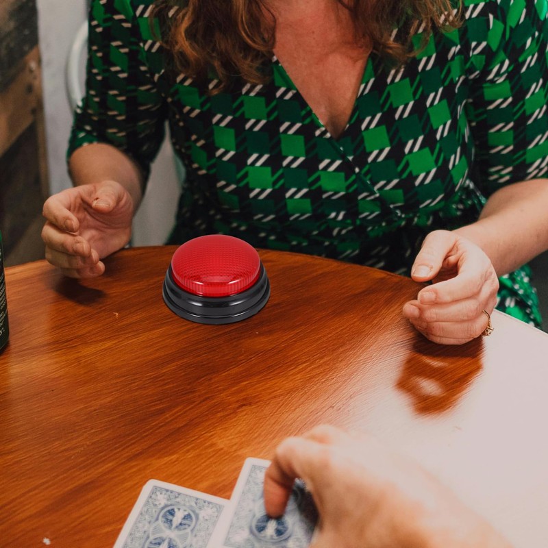 UKCOCO Game Answer Buzzers: Red Round Game Show Buzzers Answer