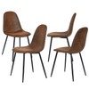 Homy Casa Dining Chairs Set of 4 Modern Style Mid