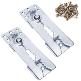 Li-TianFeng 2 Pack Sectional Couch Connectors Metal Couch Clips Sofa Connector Interlocking Furniture Connector with Screws