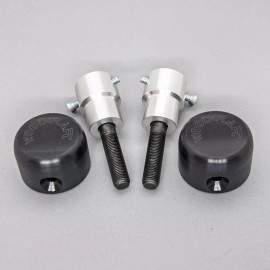 Woodcraft HONDA 2017-2024 CBR 1000RR WOODCRAFT RACING FRAME SLIDERS WITH BLACK PUCKS