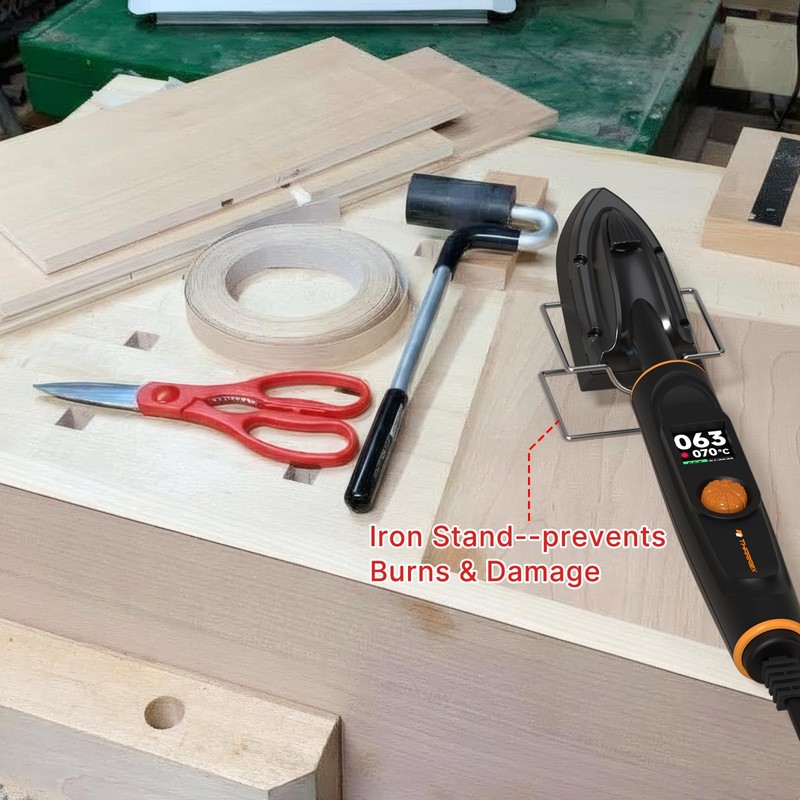THARREX Digital Edge Banding Iron with LCD Screen | Extra-Long