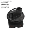 RUNCCI-YUN 4 Set 4-Position 3-Speed Fan Selector Rotary Switch Governor