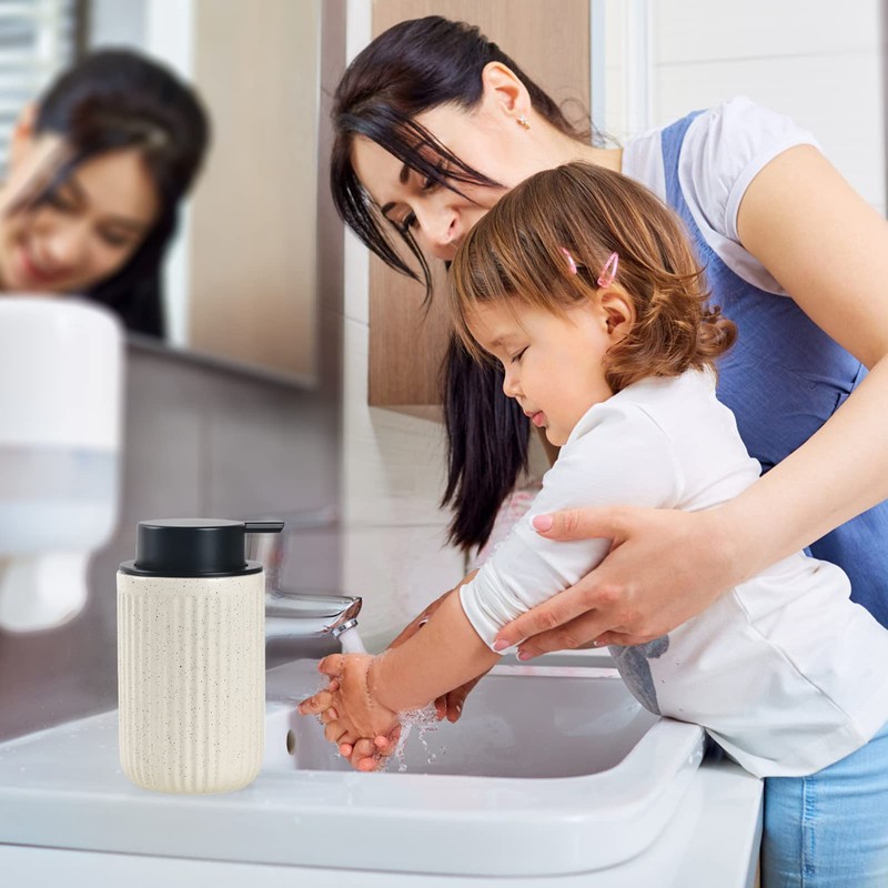 Umlaca Foaming Soap Dispenser Ceramic for Dish Soap,Hand Soap,Lotion foaming