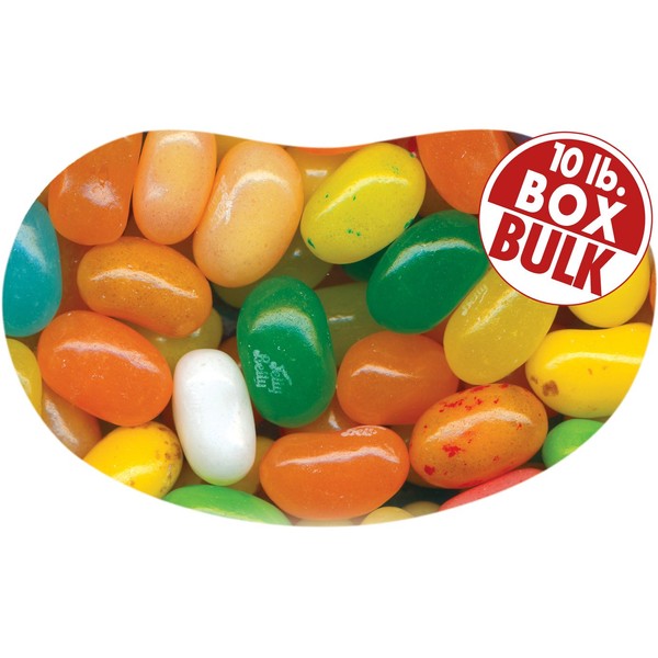 Jelly Belly Tropical Mix Jelly Beans - 10 Pounds of Loose Bulk Jelly Beans - Genuine, Official, Straight from the Source
