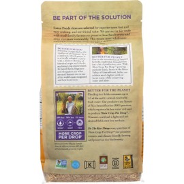 LOTUS FOODS Organic Brown Basmati Rice, 30 OZ