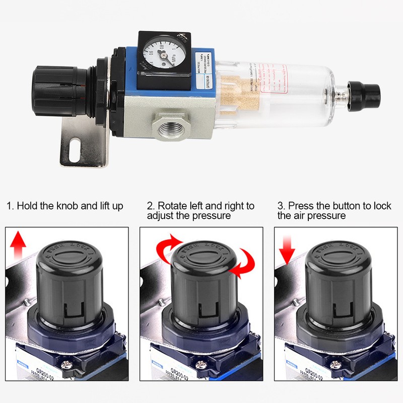 Mechanical Valve G Series Pressure Regulator Pneumatic Tool Aluminum Alloy